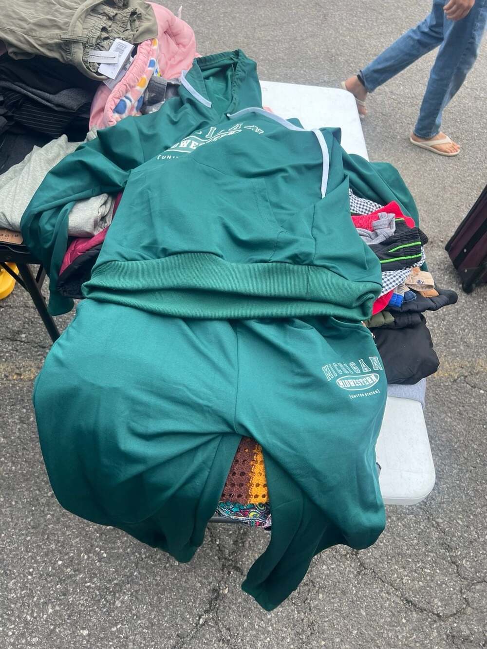 Michigan Midwestern Tracksuit Size S Green